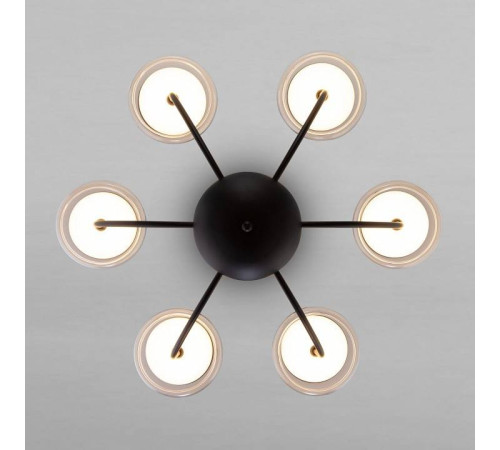 Люстра на штанге Eurosvet Fungo 50388 LED черный