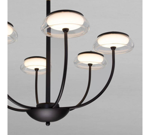 Люстра на штанге Eurosvet Fungo 50388 LED черный