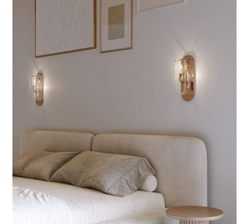 Накладной светильник Eurosvet Claire 60170/2 золото