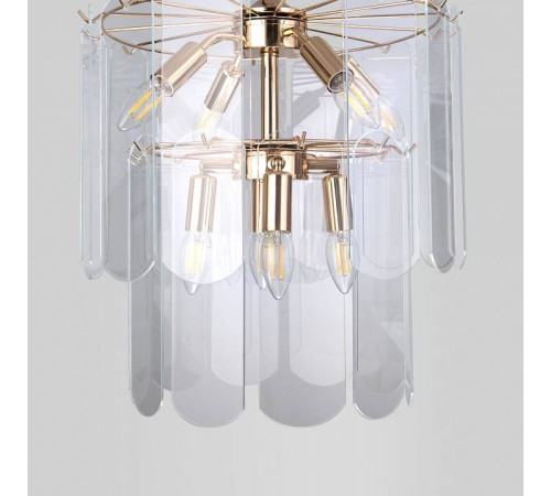 Подвесная люстра Eurosvet Claire 60170/8 золото