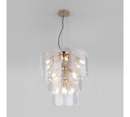 Подвесная люстра Eurosvet Claire 60171 золото