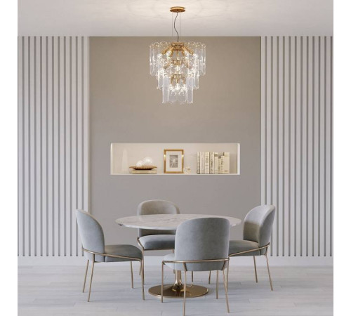 Подвесная люстра Eurosvet Claire 60171 золото