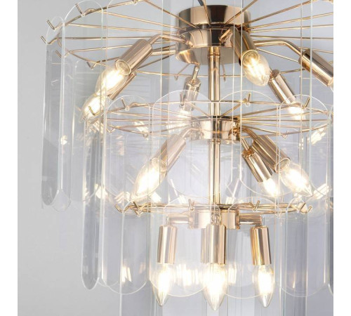 Подвесная люстра Eurosvet Claire 60171 золото