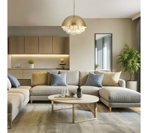 Подвесной светильник Eurosvet Anait 30177 латунь