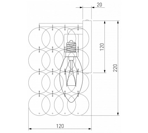 Накладной светильник Eurosvet Sandra 60084/2