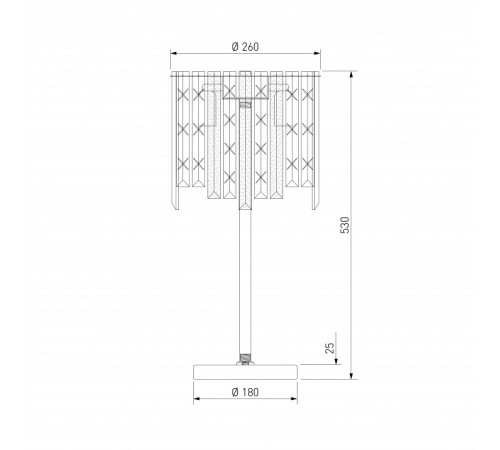 Настольная лампа декоративная Eurosvet Radiance 108011