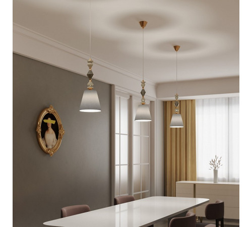 Подвесной светильник Eurosvet Olaria 104012 латунь