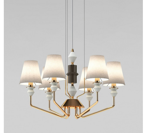 Подвесная люстра Eurosvet Olaria 101012/6 латунь Smart