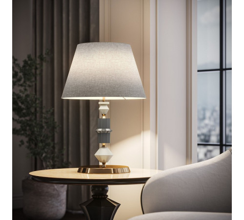 Настольная лампа декоративная Eurosvet Olaria 108012 латунь