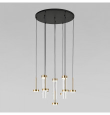 Подвесная люстра Eurosvet Quarzo 301102 LED латунь