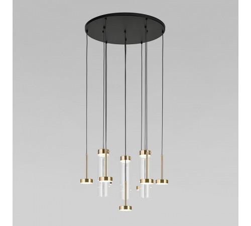 Подвесная люстра Eurosvet Quarzo 301102 LED латунь