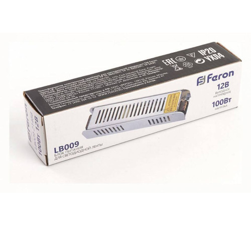 Блок питания Feron LB009 12V 150W IP20 21488