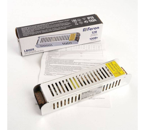 Блок питания Feron LB009 12V 150W IP20 21488