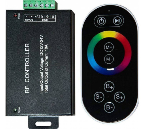 Контроллер-регулятор цвета RGB с пультом ДУ Feron LD55 21557