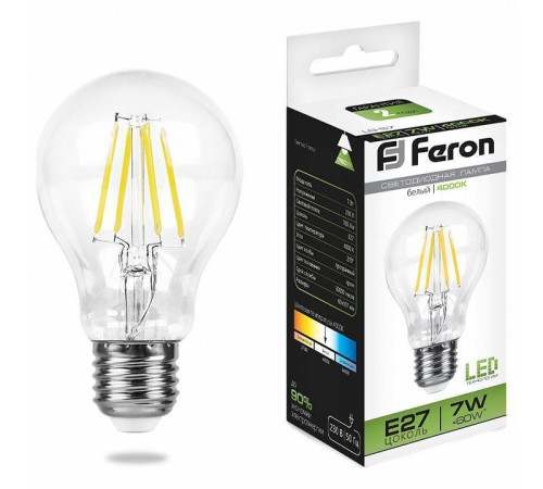 Лампа светодиодная Feron Saffit LB-57 E27 7Вт 4000K 25570