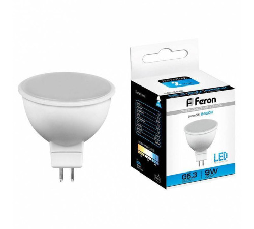 Лампа светодиодная Feron LB-560 GU5.3 9Вт 6400K 25841
