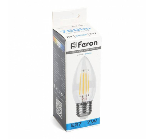 Лампа светодиодная Feron LB-66 E27 7Вт 6400K 38272