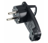 Вилка угловая с заземлением Stekker PPG16-45-202 39040