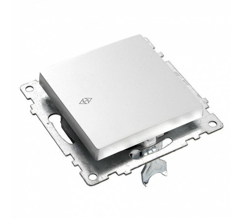 Выключатель проходной одноклавишный без рамки Stekker Катрин 39576