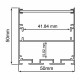 Короб накладной Feron CAB269 48121