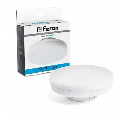 Лампа светодиодная Feron LB-472 GX70 15Вт 6400K 48305