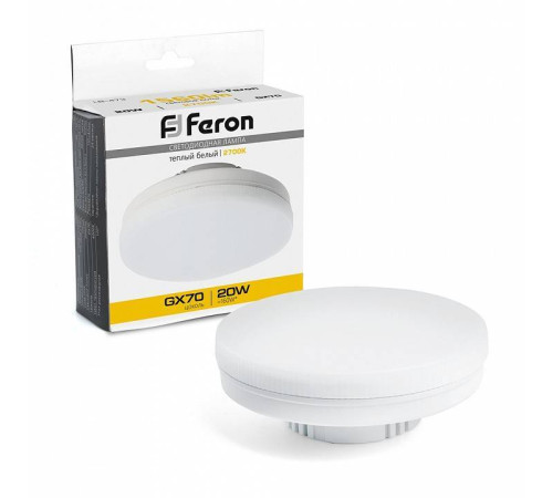 Лампа светодиодная Feron LB-473 GX70 20Вт 2700K 48306