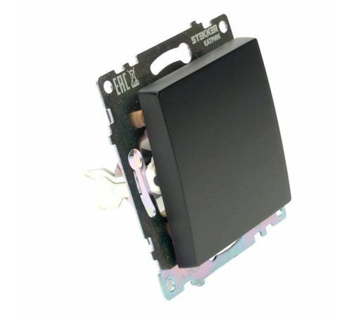 Выключатель одноклавишный без рамки Stekker Катрин 49177