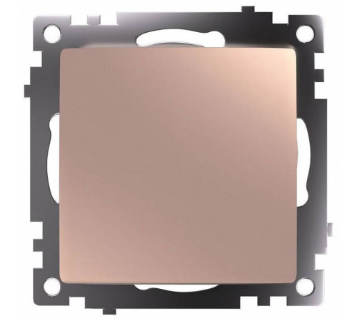 Выключатель одноклавишный без рамки Stekker Катрин 49179