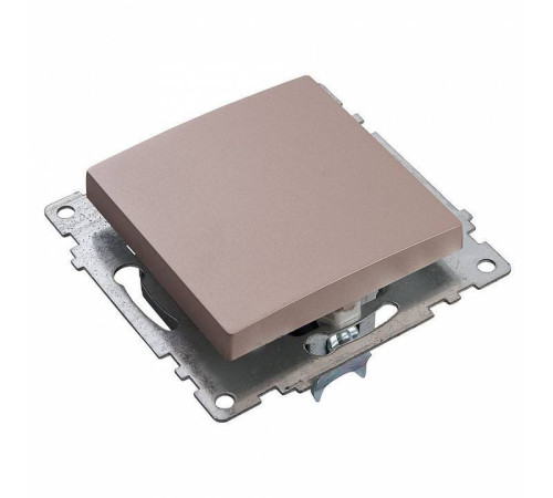 Выключатель одноклавишный без рамки Stekker Катрин 49179