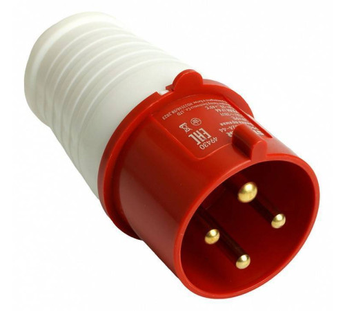 Вилка прямая 3P+PE Stekker ST 49430