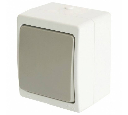 Выключатель одноклавишный Stekker Велена 49731