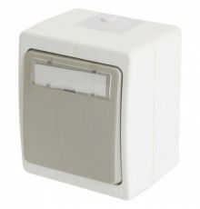 Выключатель одноклавишный Stekker Велена 49736