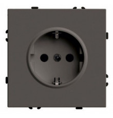 Розетка с заземлением и со шторкой, без рамки Stekker Эмили 49932