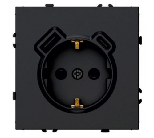 Розетка с заземлением и со шторкой и 2хUSB type A и C, без рамки Stekker Эмили 50218