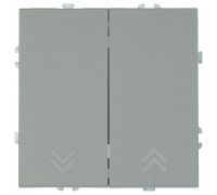 Выключатель самовозвратный двухклавишный без рамки Stekker Эмили 50329