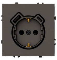 Розетка с заземлением и со шторкой и 2хUSB type A и C, без рамки Stekker Эмили 50361