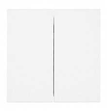 Выключатель двухклавишный без рамки Stekker Мия 50429