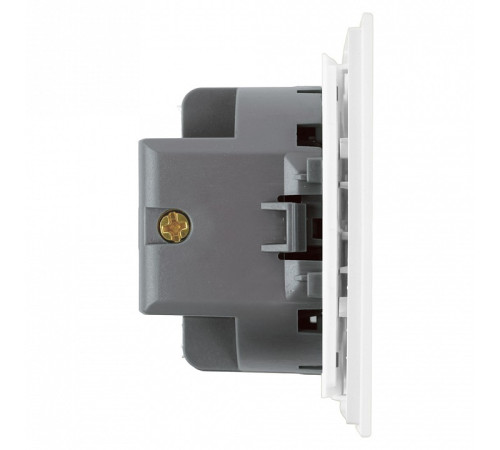 Выключатель одноклавишный с подсветкой без рамки Stekker Мия 50431