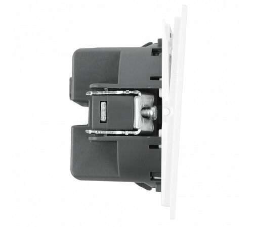 Выключатель двухклавишный с подсветкой без рамки Stekker Мия 50432