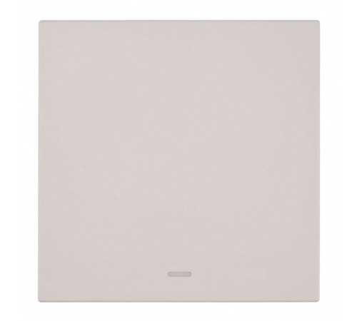 Выключатель одноклавишный с подсветкой без рамки Stekker Мия 50475