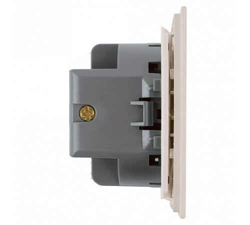 Выключатель одноклавишный с подсветкой без рамки Stekker Мия 50475