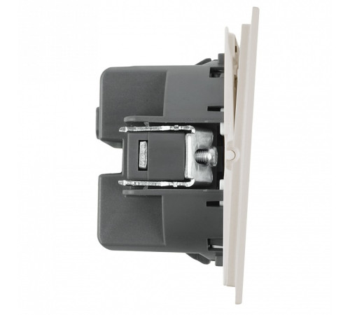 Выключатель двухклавишный с подсветкой без рамки Stekker Мия 50476