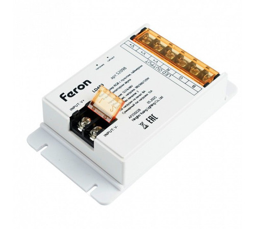 Контроллер-регулятор цвета RGB с пультом ДУ Feron LD483 52098