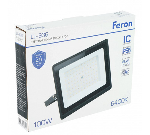 Настенно-потолочный прожектор Feron LL-936 52109