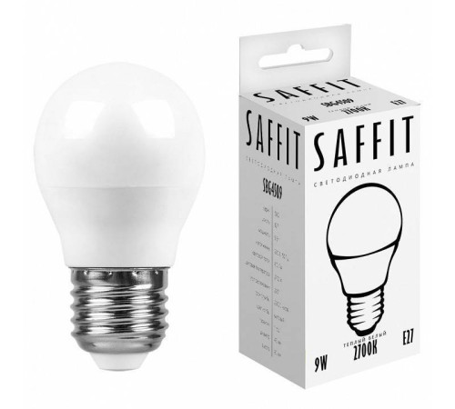 Лампа светодиодная Feron Saffit SBG4509 E27 9 Вт 2700 K 55082