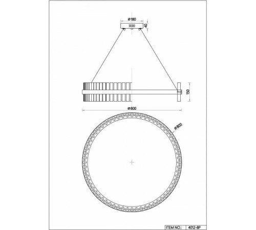 Подвесной светильник Favourite Placerat 4012-8P