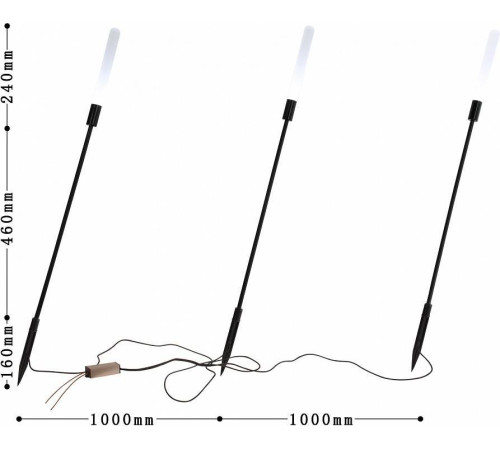Наземный низкий светильник Favourite Reedy 4048-3T