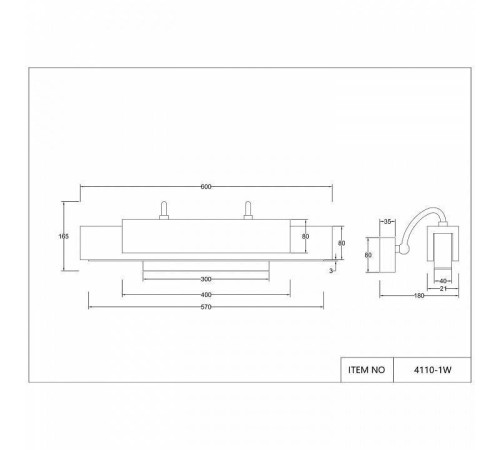 Бра Favourite Magestic 4110-1W