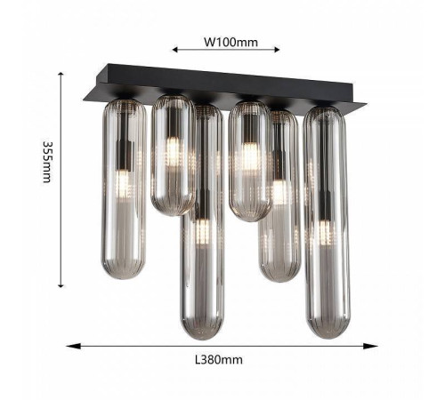 Потолочная люстра Favourite Stalactit 4454-6P