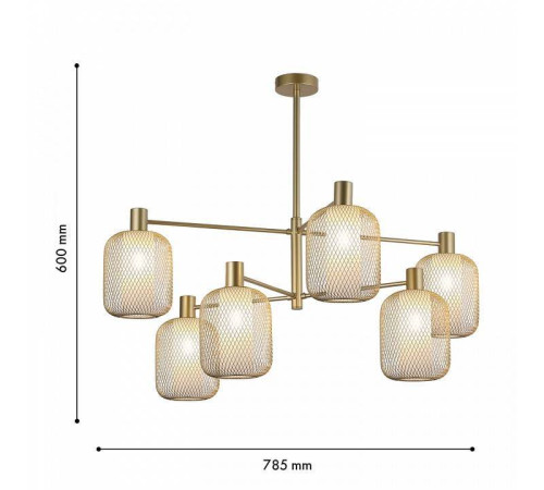 Люстра на штанге F-promo Tokri 4603-6C